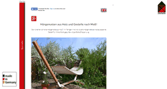 Desktop Screenshot of gemacht-aus-holz.de