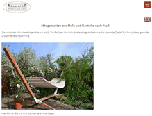 Tablet Screenshot of gemacht-aus-holz.de